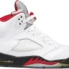 Sole Supremacy Air Jordan 5 Retro "WHITE/RED/BLACK" 2013 -Nike shop 13677 01 jpg