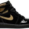Sole Supremacy Air Jordan 1 Retro High OG "BLACK METALLIC GOLD" -Nike shop 567331 01 jpg
