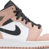 Sole Supremacy Air Jordan 1 Mid "PINK QUARTZ" -Nike shop 602637 01 jpg