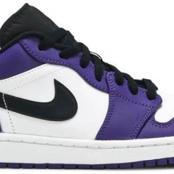 Sole Supremacy Air Jordan 1 Low "COURT PURPLE/WHITE" 2020