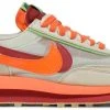 Sole Supremacy Nike LD Waffle "SACAI/CLOT/NET ORANGE BLAZE" -Nike shop sacaiclotorangeblaze
